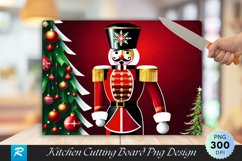 Traditional Nutcracker Christmas Cutting Board PNG Product Image 1
