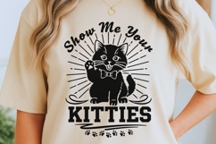 Show Me Your Kitties Svg, Cat Lovers Svg, Cat Lady Svg. Product Image 2