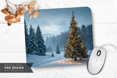 Winter Holiday Serenity Mouse Pad PNG Design Product Image 1