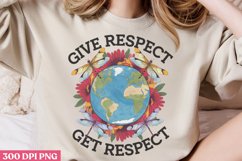 Give respect, get respect PNG, Retro Dragonfly Sublimation P Product Image 2