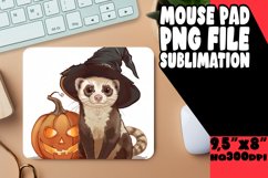 Halloween Critters Round Sublimation Mouse Pad PNG Product Image 1