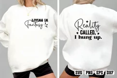 I hung up Living in fantasy SVG PNG Product Image 1