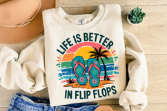Life is better in flip flops svg | Svg Cut Files | Shirt Svg Product Image 2