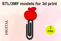 Apple, Paper Clip STL/3MF files for 3D Printing Product Image 1