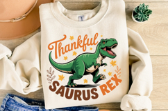 Thankful Saurus Rex Svg | Thanksgiving Svg | Shirt Svg Product Image 2