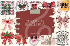 Christmas Bundle PNG Clipart 300 DPI Product Image 1