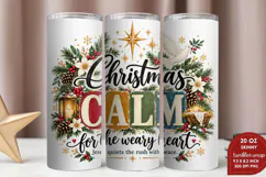 Jesus Brings Calmer Christmas PNG, Breathe Deep Christian Ch Product Image 2