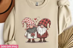 Chef Gnome Valentine's Day PNG, Cozy Valentine Sublimation P Product Image 2
