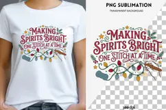 Christmas crochet png design for T-shirts Product Image 1