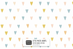 Little Pastel Hearts Seamless Pattern Product Image 1