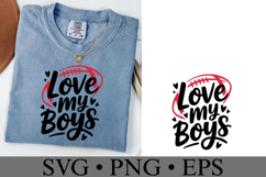 Love my Boys Svg | Game Day Svg | Sport Svg | Shirt Svg Product Image 2