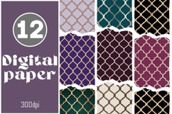 Moroccan Trellis Digital Paper Pack Product Image 1