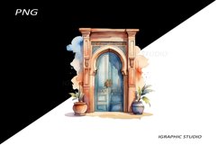 Watercolor Moroccan Clipart Product Image 1