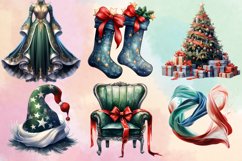 Christmas Party Clipart Bundle, Christmas Bundle Product Image 2