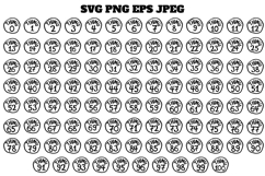 Thing 100 Set SVG Vector Product Image 1