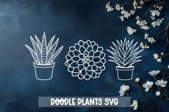 3 Cute Succulents Plants SVG Product Image 1