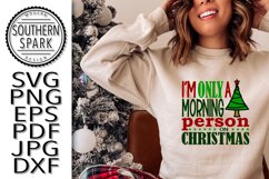 Only A Morning Person On Christmas Tree Product Image 2