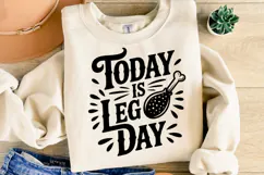 Today is Leg Day Svg | Halloween Svg | Shirt Svg Product Image 1