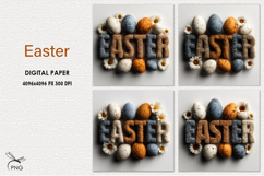 Easter digital paper, background clipart Product Image 1