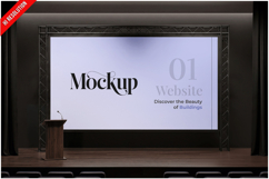 Presentation Screen Auditorium Product Image 1