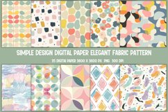 Simple Design Digital Paper Elegant Fabric Patterns Product Image 1