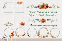 Floral autumn frames Product Image 1