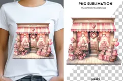 Valentine shop png design for T-shirts Product Image 1