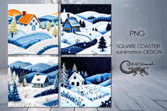 SUPER BUNDLE 2025 | 100 square coaster sublimation designs Product Image 3