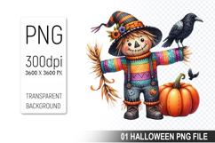 Autumn Clipart, Halloween Sublimation Clipart PNG Product Image 1