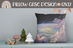 Space Pillow Case Design, Cosmic Sky Pillow Sublimation Product Image 1