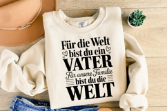 Für Die Welt Bist Du Ein Vater svg | Shirt Svg Product Image 2