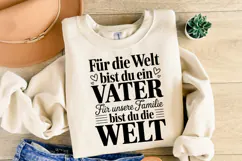 Für Die Welt Bist Du Ein Vater svg | Shirt Svg Product Image 2