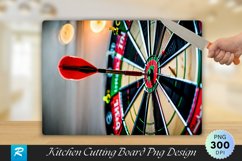 Dartboard Cutting Board Sublimation Design Product Image 1