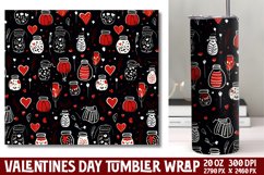 Valentines Day Tumbler Wrap Product Image 1