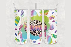 Summer Vibes Ice Cream 20 oz sublimation design tumbler Product Image 1