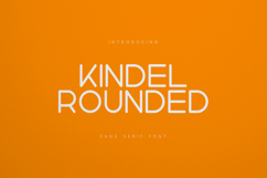 Kindel Rounded Friendly Modern Sans Serif Font Product Image 1