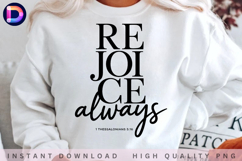 Rejoice Always 1 Thessalonians 5:16 Christian Bible Verse Product Image 2