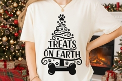 Treats On Earth Svg, Christmas Dog Svg, Holiday Treats Svg. Product Image 2