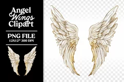 In Memory of Memorial Angel Wings Clipart PNG Product Image 2