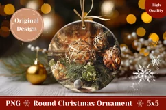 Christmas Balls Ornament, Christmas Balls PNG, Christmas PNG Product Image 1