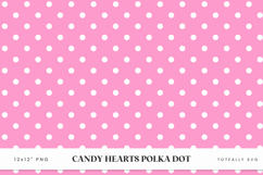 Candy Hearts Polka Dot Digital Patterns Product Image 3