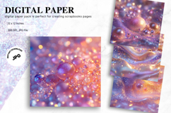 purple glitter Background Wallpaper Sparkles Digital Paper Product Image 1