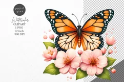Butterfly clipart, Birthday clipart, Mothers day Product Image 1