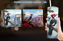 Elegant Woodpecker Illustration 20oz Tumbler Product Image 2