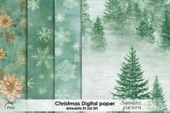 Christmas digital paper, seamless pattern Product Image 1