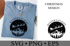 Winter's Flight Svg | Christmas svg | Shirt Svg Product Image 2