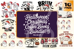 Spooky Christmas Ghost PNG Bundle Product Image 1