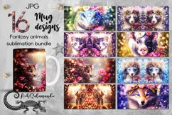 Fantasy Animals | Magic Sublimation Mug design bundle, JPG Product Image 1