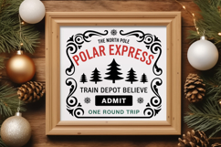 Poler Express Svg | Christmas svg Product Image 1