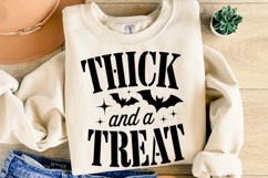 Thick and a Treat Svg | Halloween Svg | Shirt Svg Product Image 1